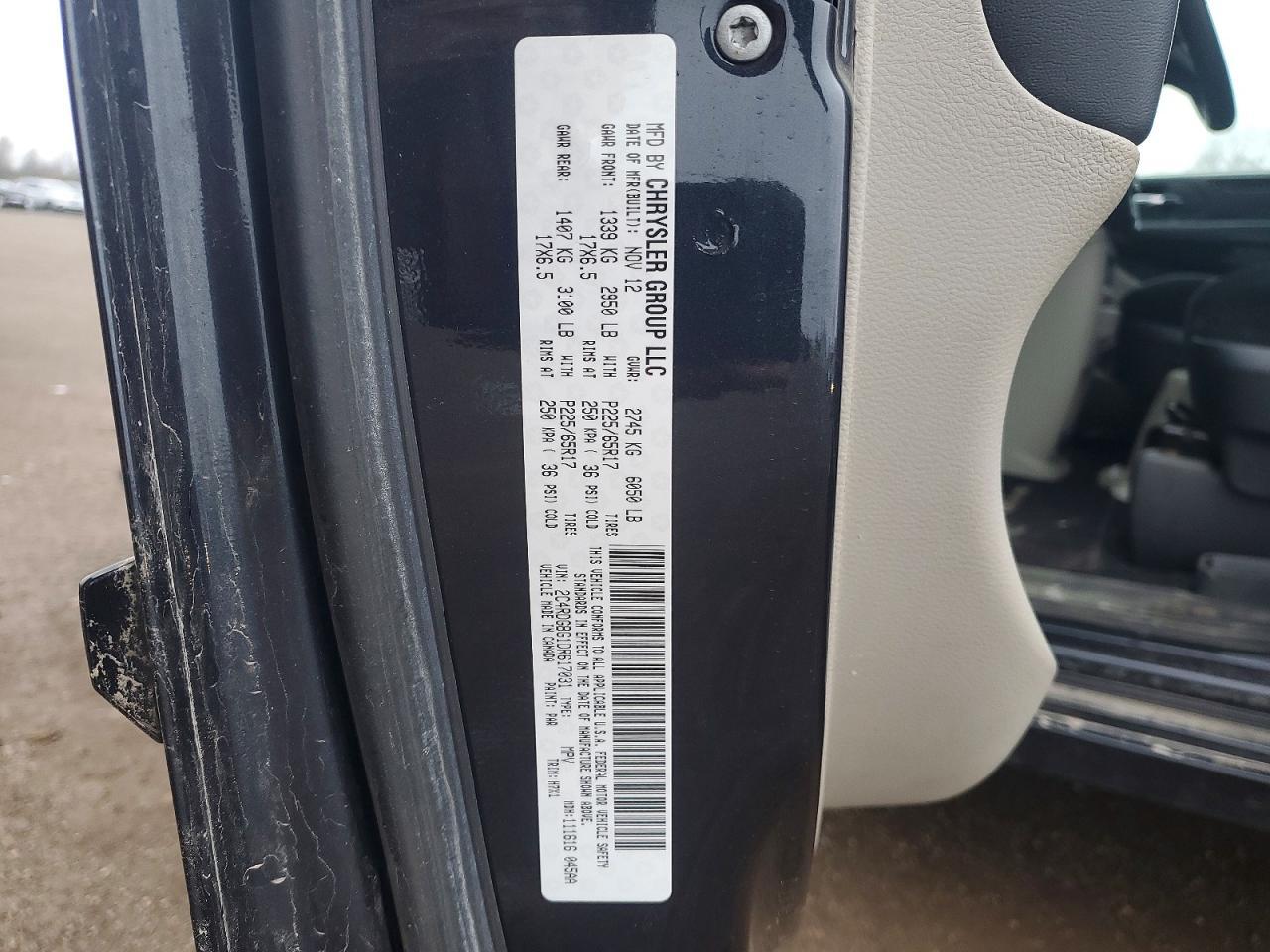 2013 Dodge Grand Caravan Se - zdjęcie 13