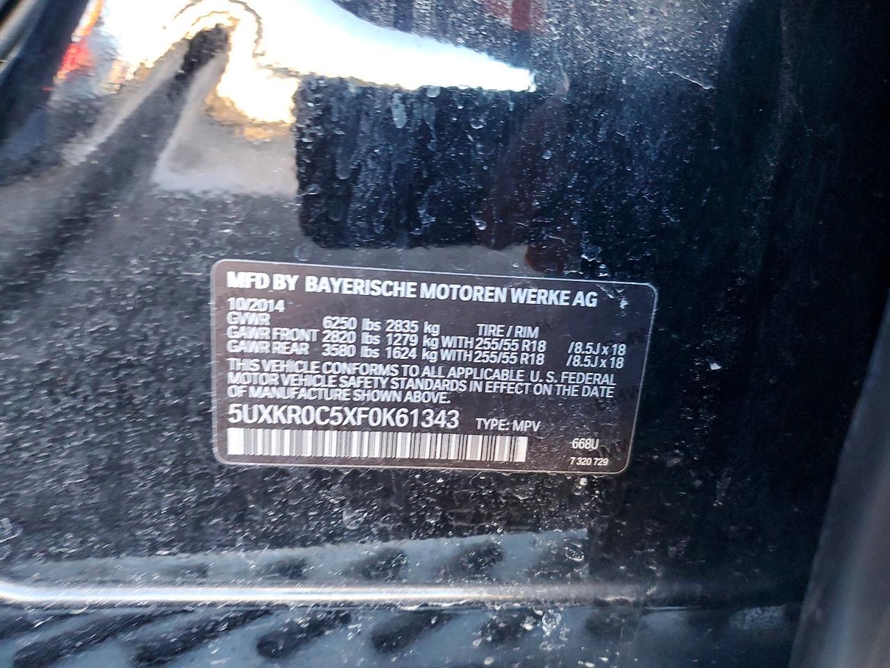 2015 BMW X5 xDrive35I - zdjęcie 13