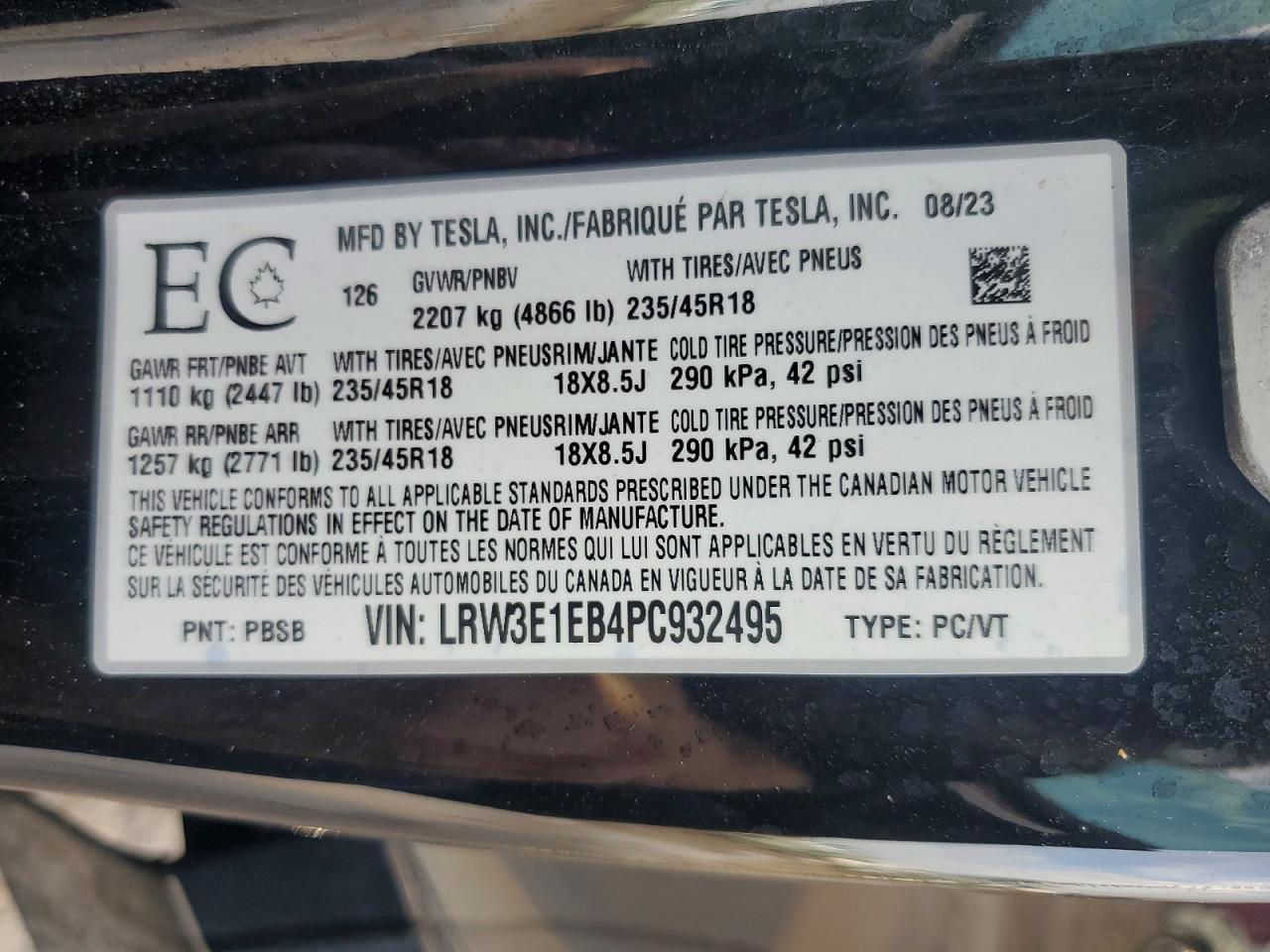2023 Tesla Model 3 - zdjęcie 13