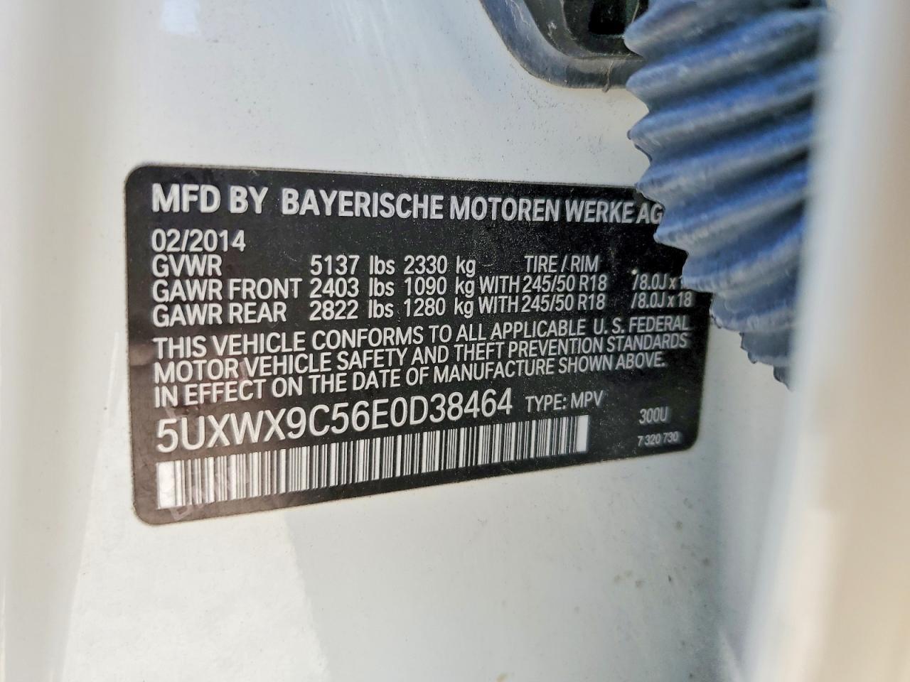 2014 BMW X3 xDrive28I - zdjęcie 13