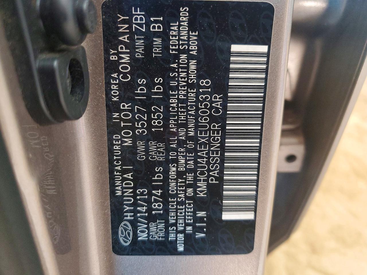 2014 Hyundai Accent Gls - zdjęcie 12