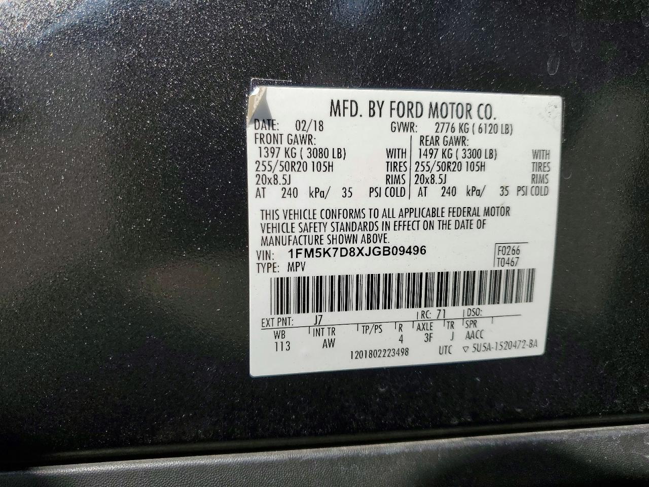 2018 Ford Explorer Xlt - zdjęcie 14