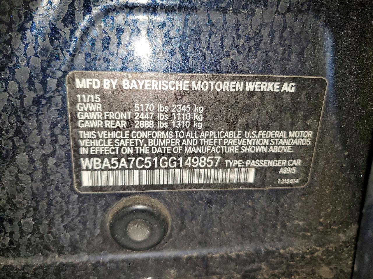 2016 BMW 528 Xi - zdjęcie 12