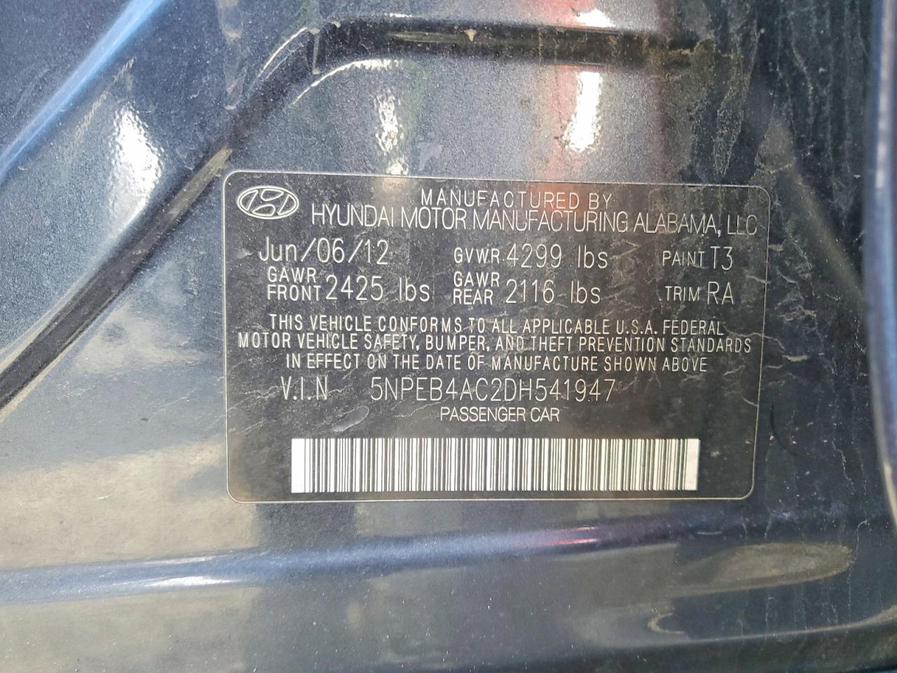 2013 Hyundai Sonata Gls - zdjęcie 12