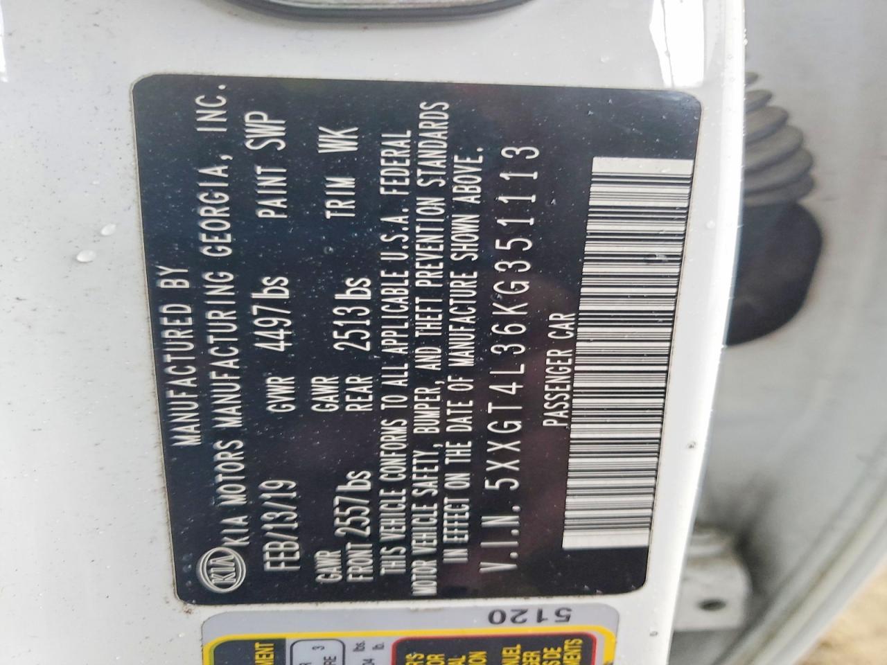 2019 Kia Optima Lx - zdjęcie 12