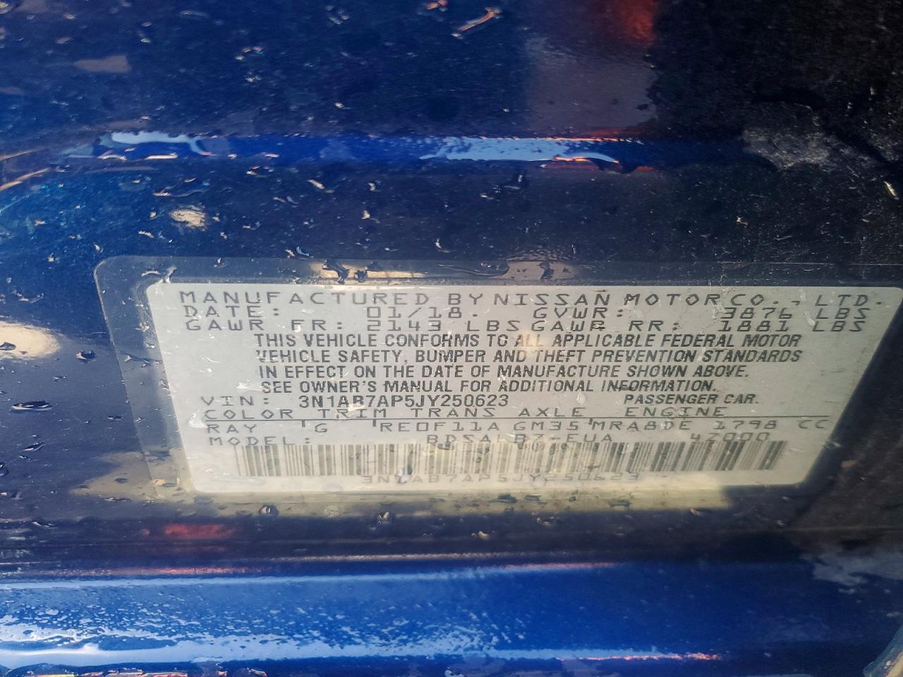 2018 Nissan Sentra S - zdjęcie 13