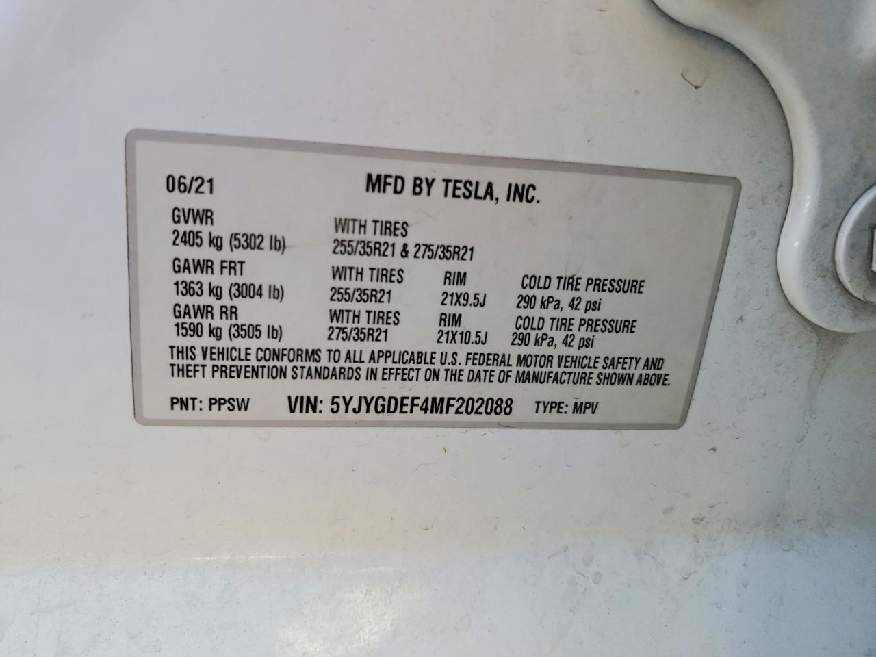 2021 Tesla Model Y - zdjęcie 12