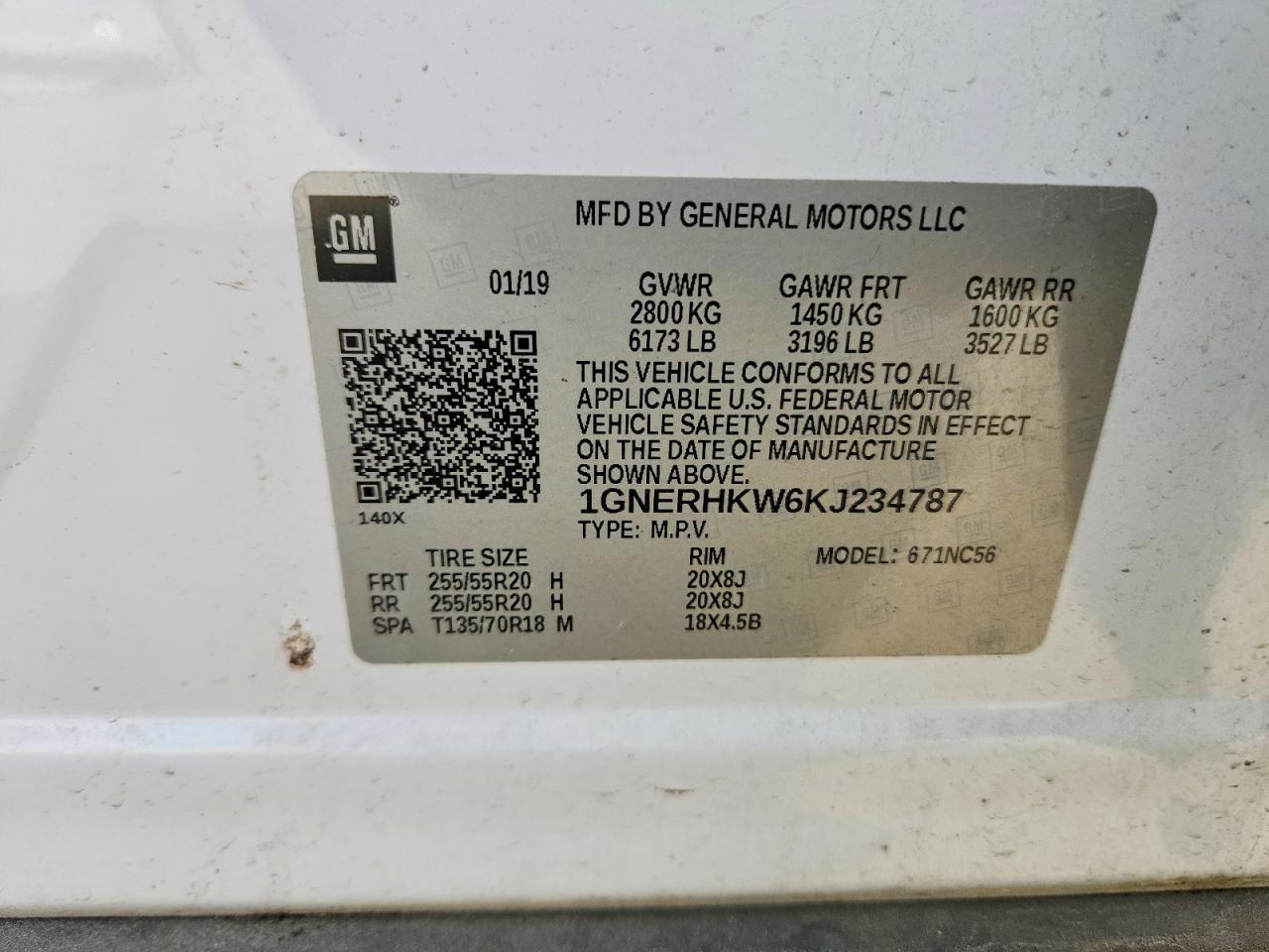 2019 Chevrolet Traverse Lt - zdjęcie 13