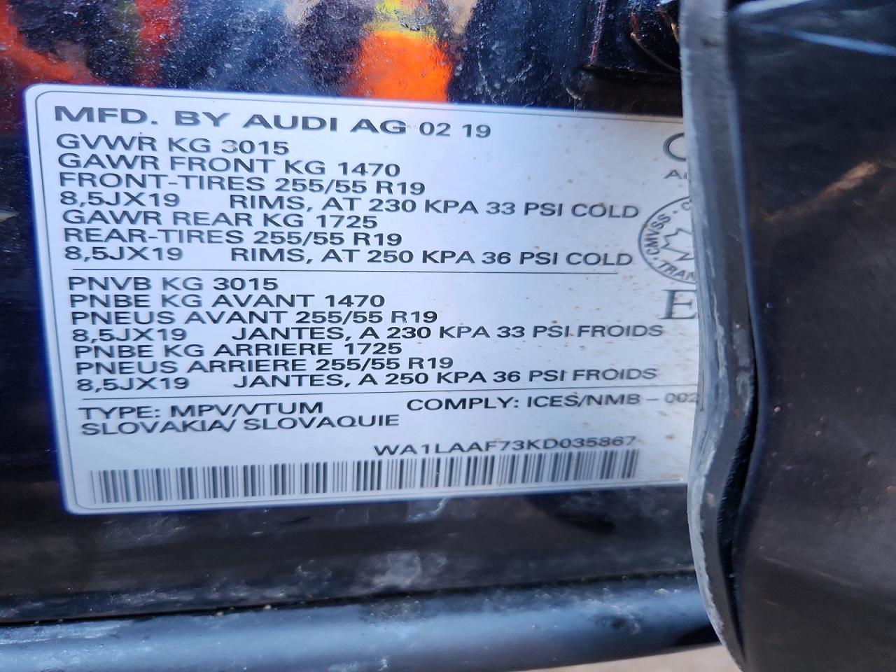 2019 Audi Q7 Premium Plus - zdjęcie 13