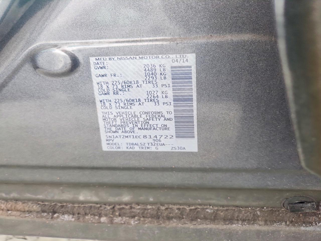 2014 Nissan Rogue Sl - zdjęcie 13