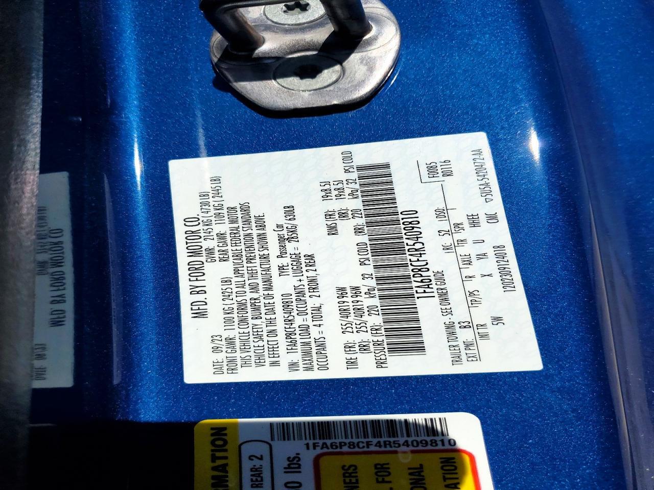 2024 Ford Mustang Gt - zdjęcie 12