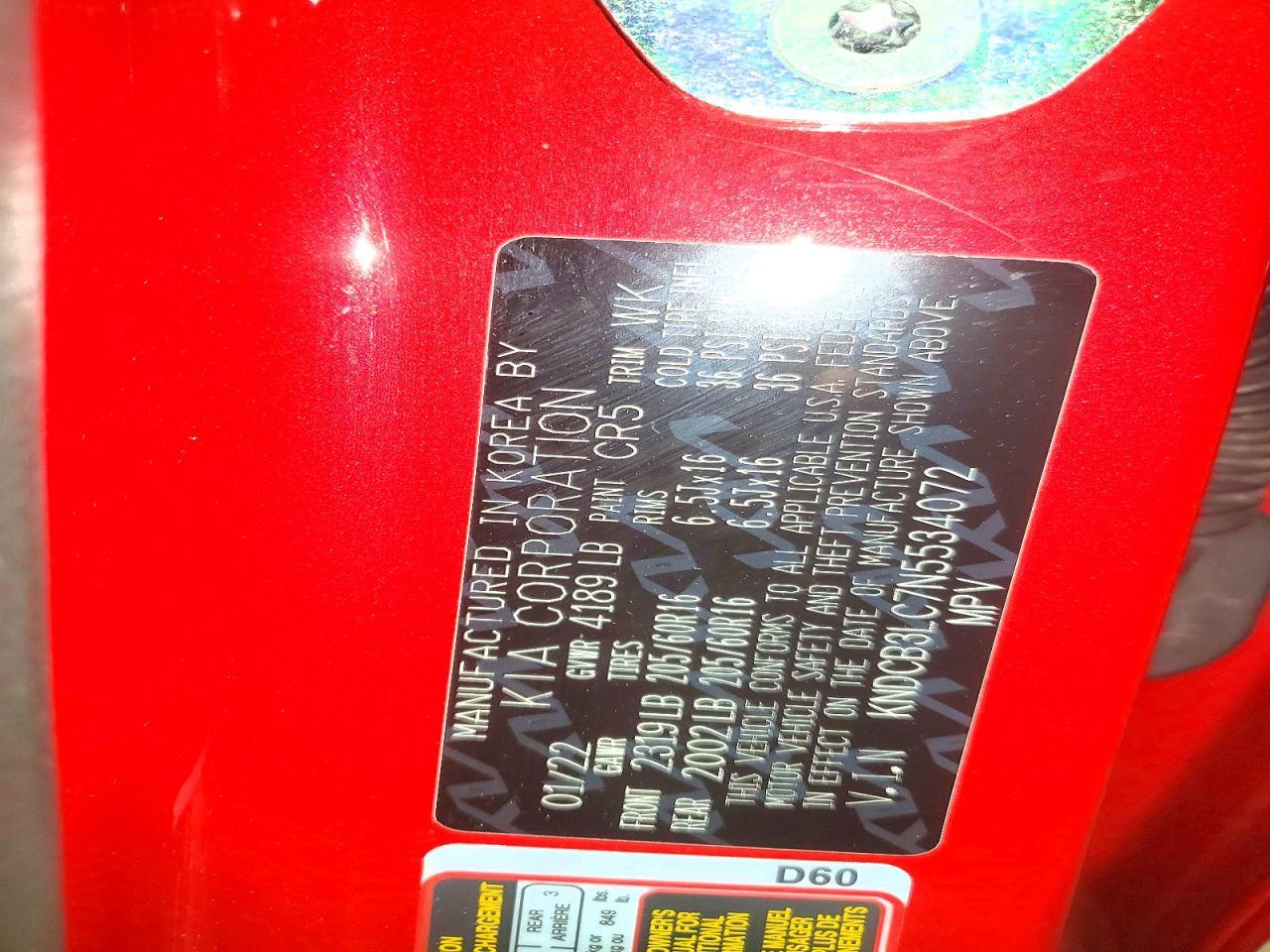 2022 Kia Niro Lxs - zdjęcie 13