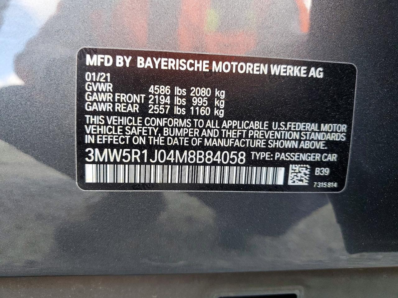 2021 BMW Motorrad 330I - zdjęcie 13