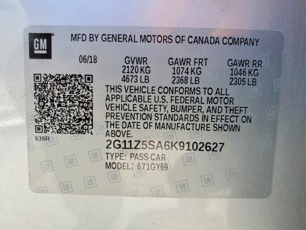 2019 Chev Impala - zdjęcie 12