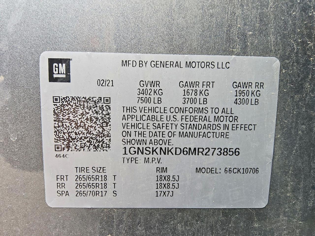 2021 Chevrolet Tahoe K1500 Lt - zdjęcie 13