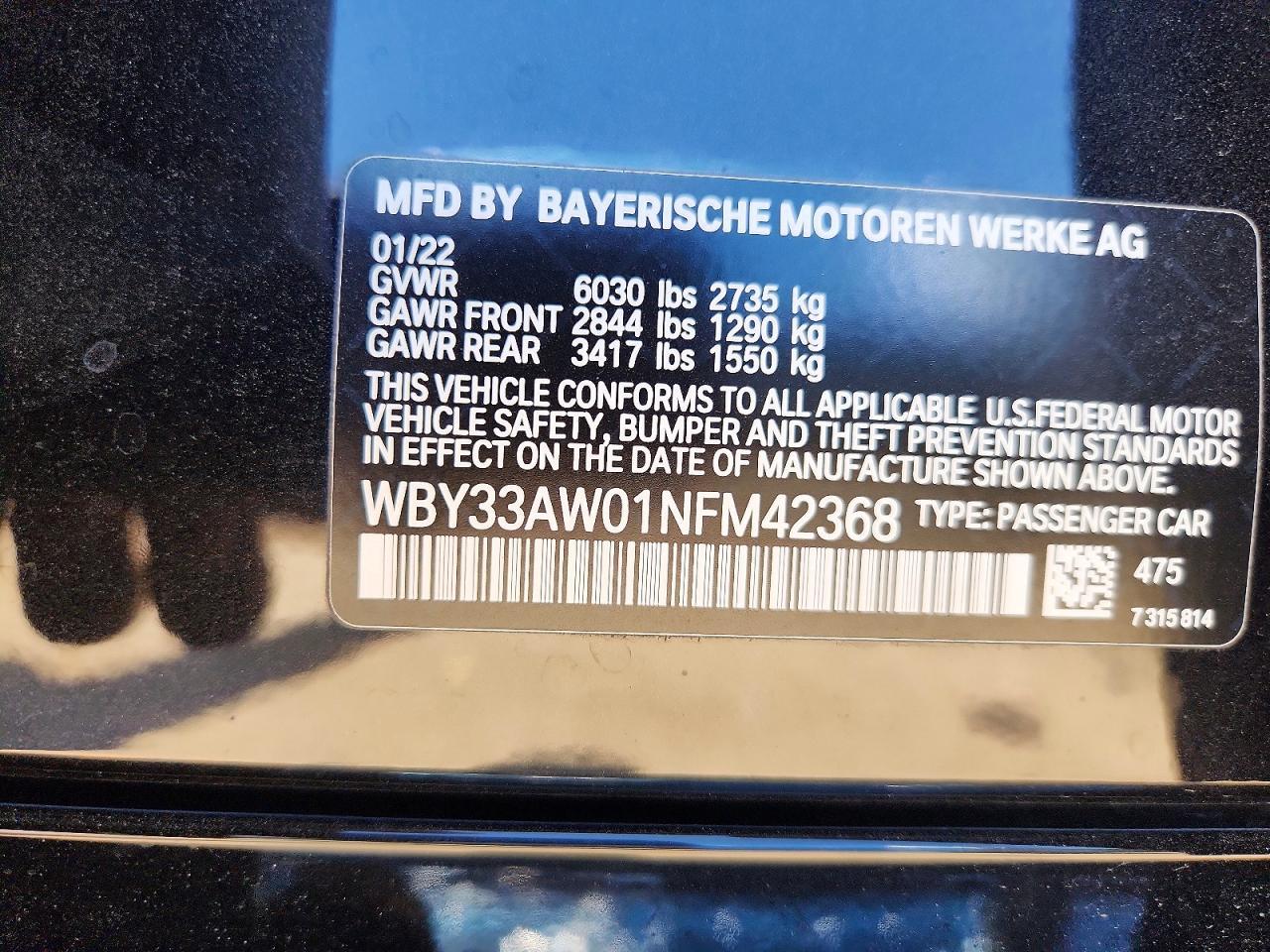 2022 BMW I4 M50 - zdjęcie 12