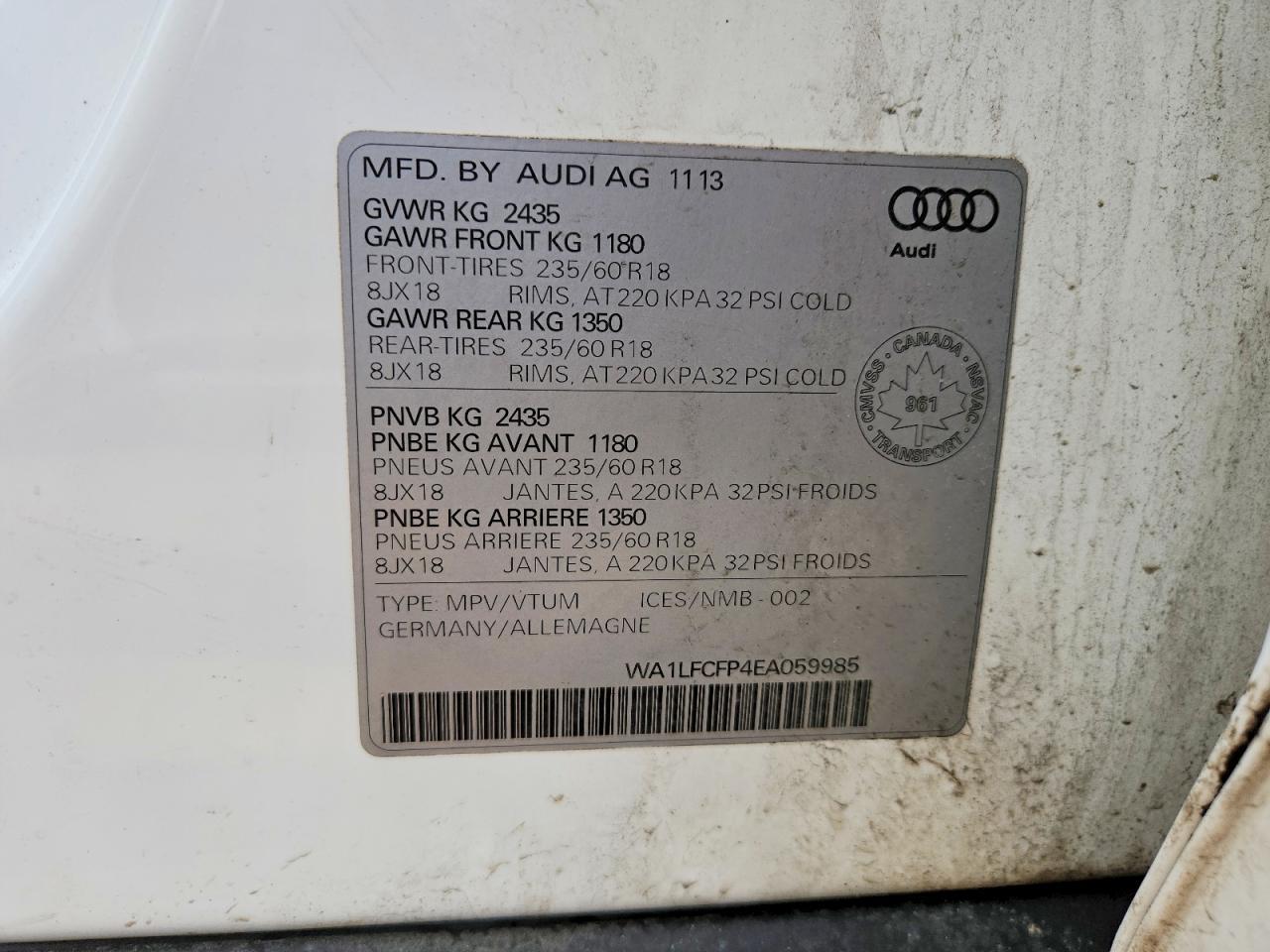 2014 Audi Truck/Van Q5 4Dr Awd - zdjęcie 13