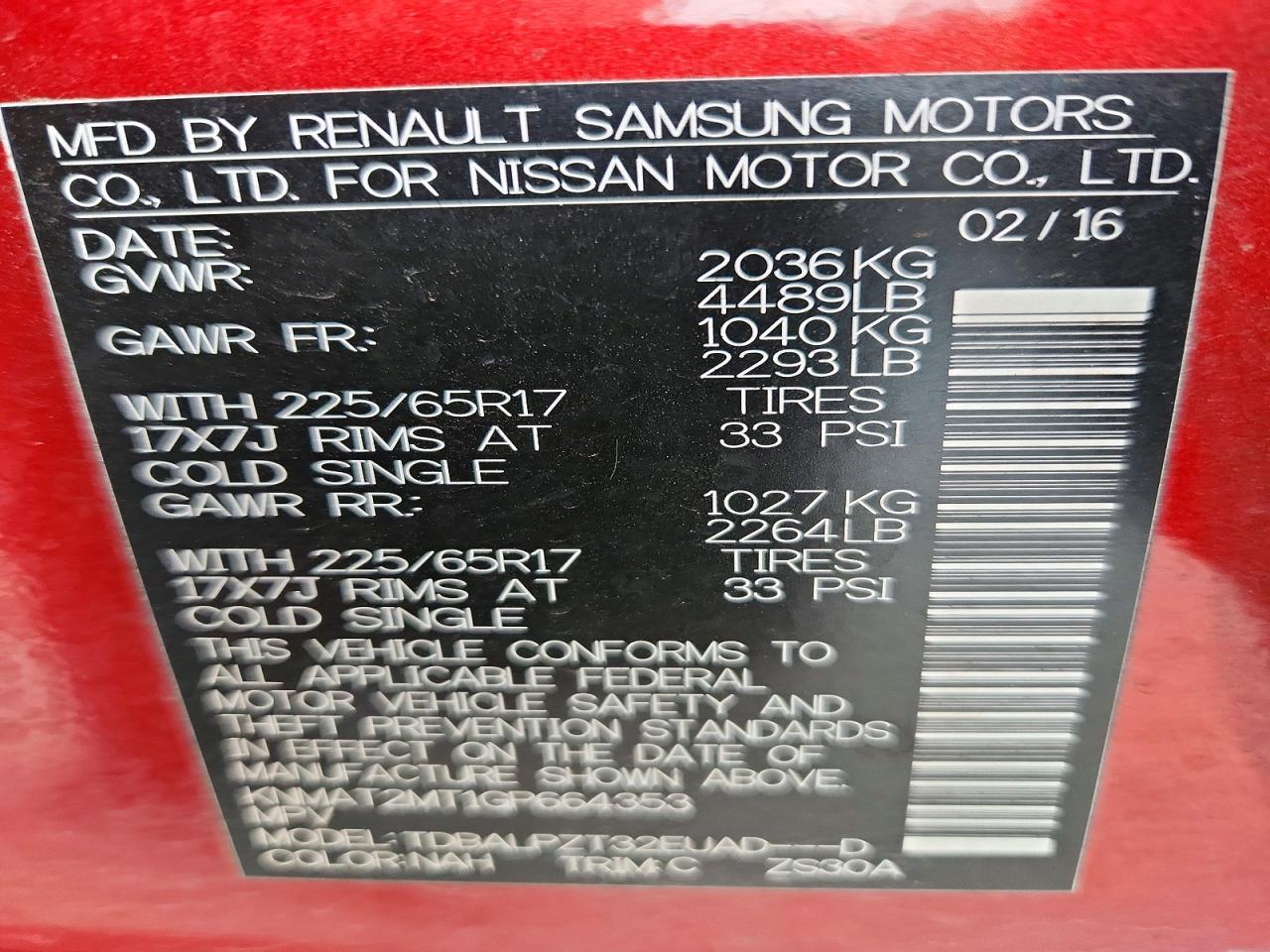 2016 Nissan Rogue S - zdjęcie 12