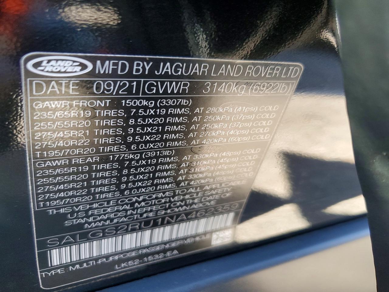 2022 Land Rover Range Rover Hse Westminster Edition - zdjęcie 12