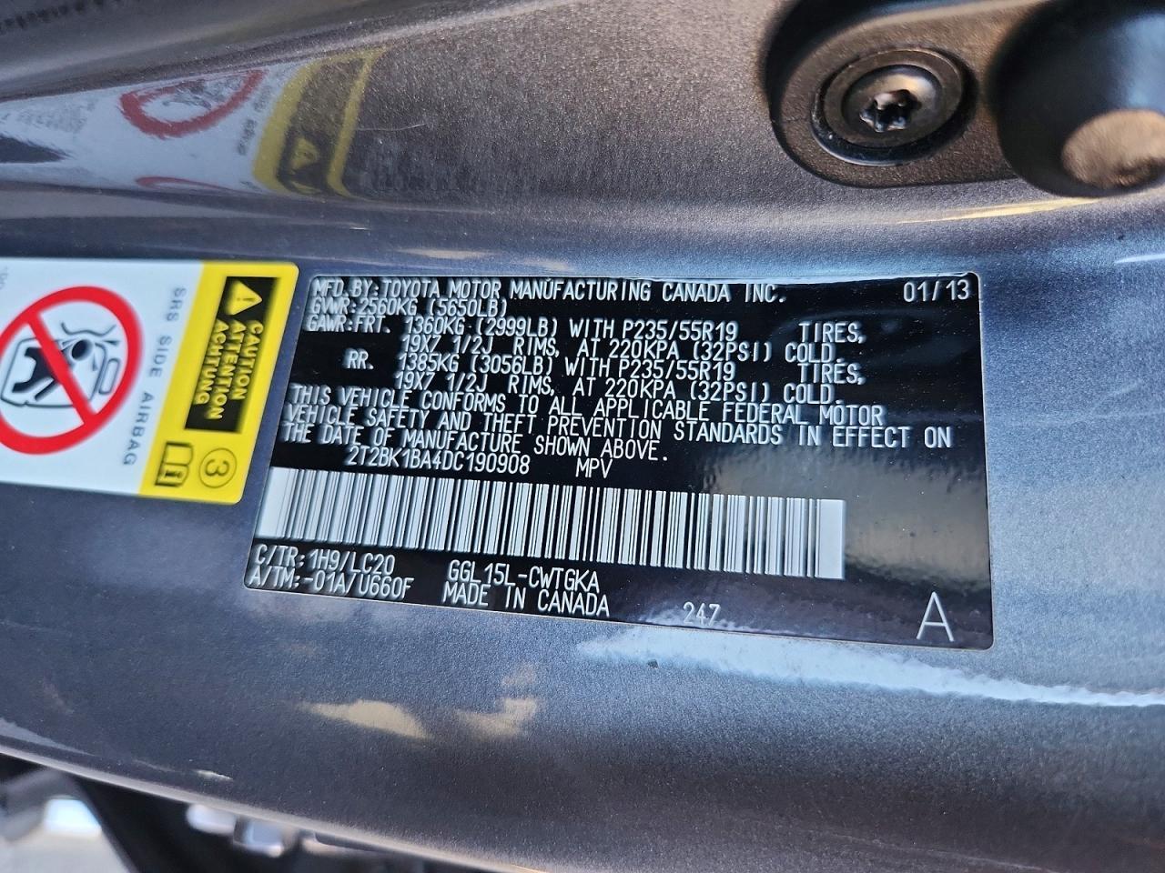 2013 Lexus Rx 350 Base - zdjęcie 13