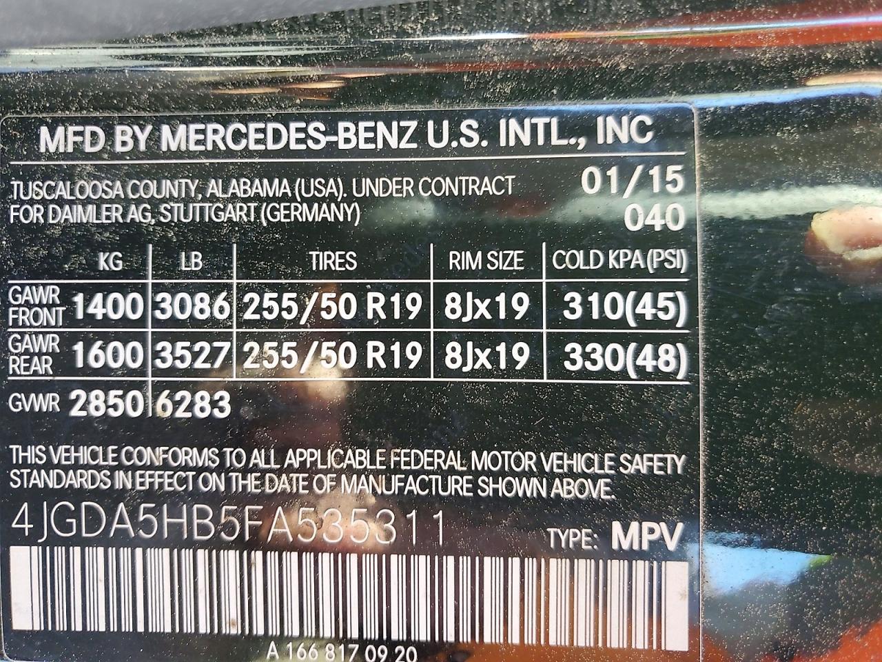 2015 Mercedes Benz Ml-Class - zdjęcie 13