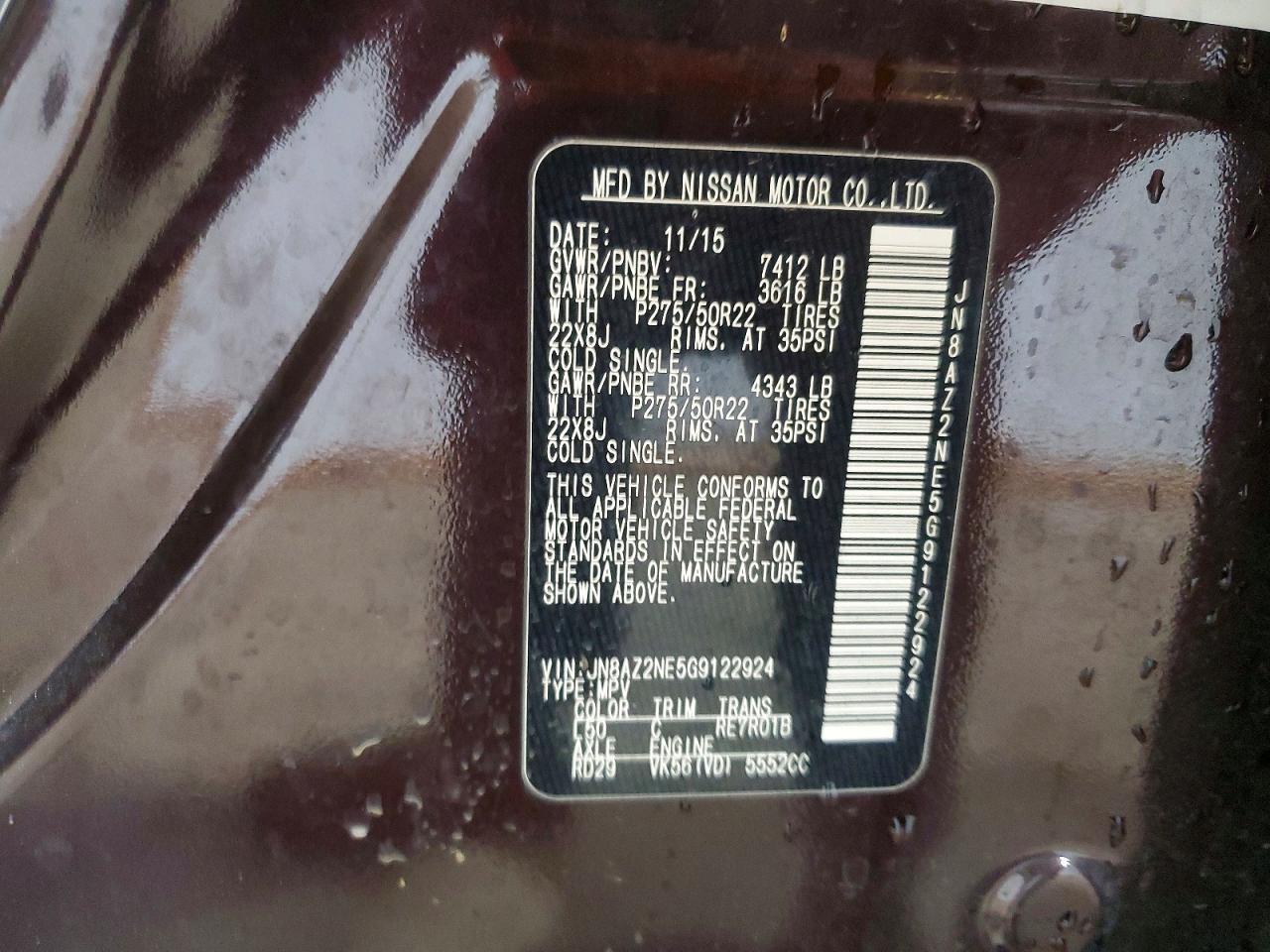 2016 Infiniti Qx80 Base - zdjęcie 13