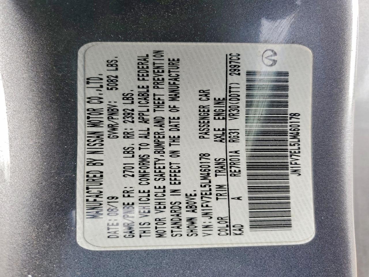 2020 Infiniti Q60 Red Sport 400 - zdjęcie 12