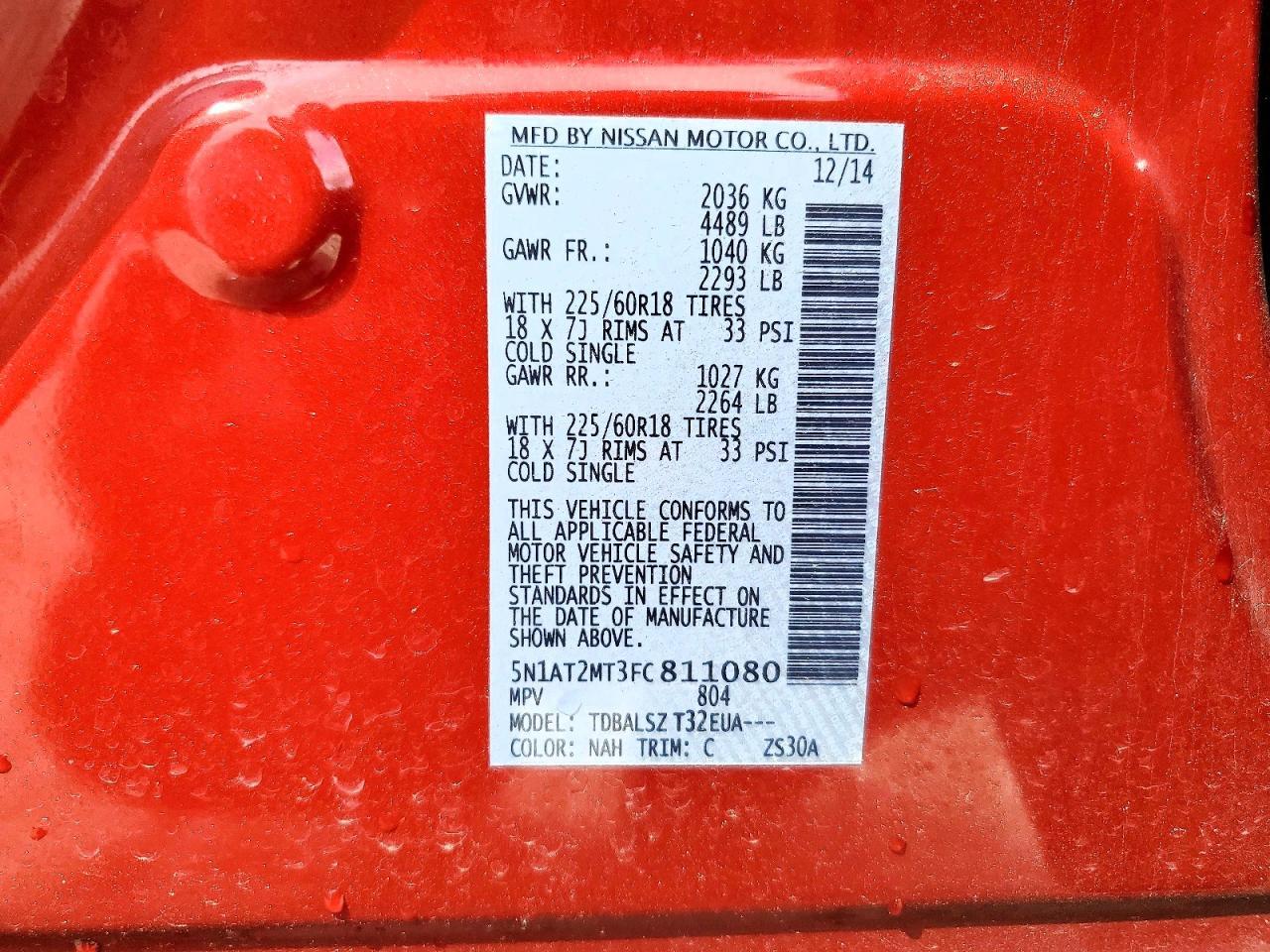 2015 Nissan Rogue Sl - zdjęcie 13