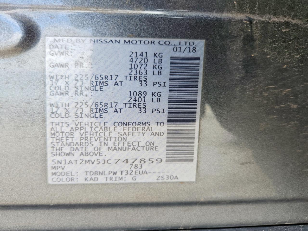 2018 Nissan Rogue S - zdjęcie 14