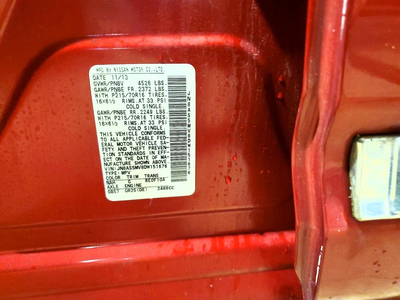 2013 Nissan Rogue S - zdjęcie 13