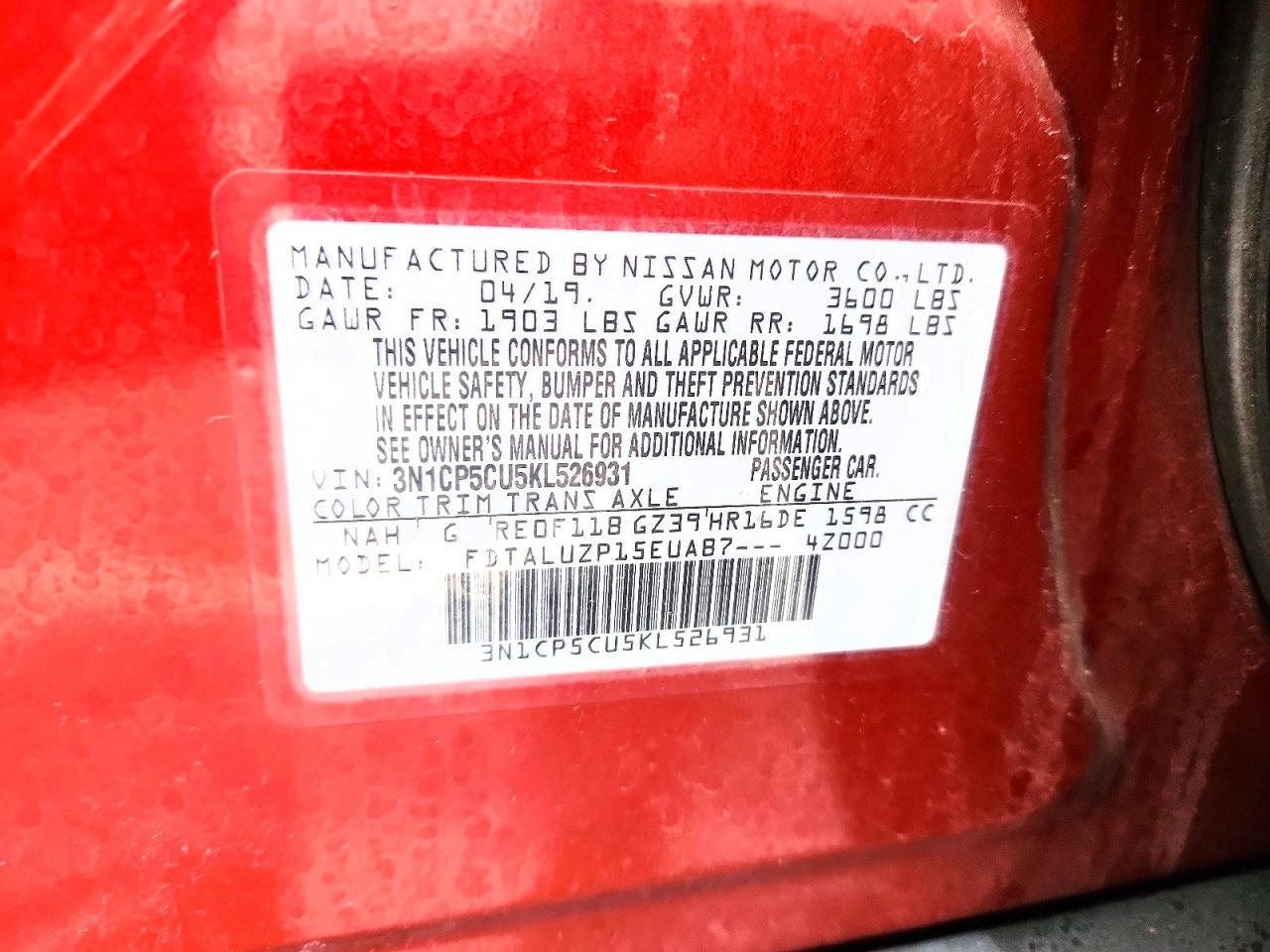 2019 Nissan Kicks Sr - zdjęcie 13