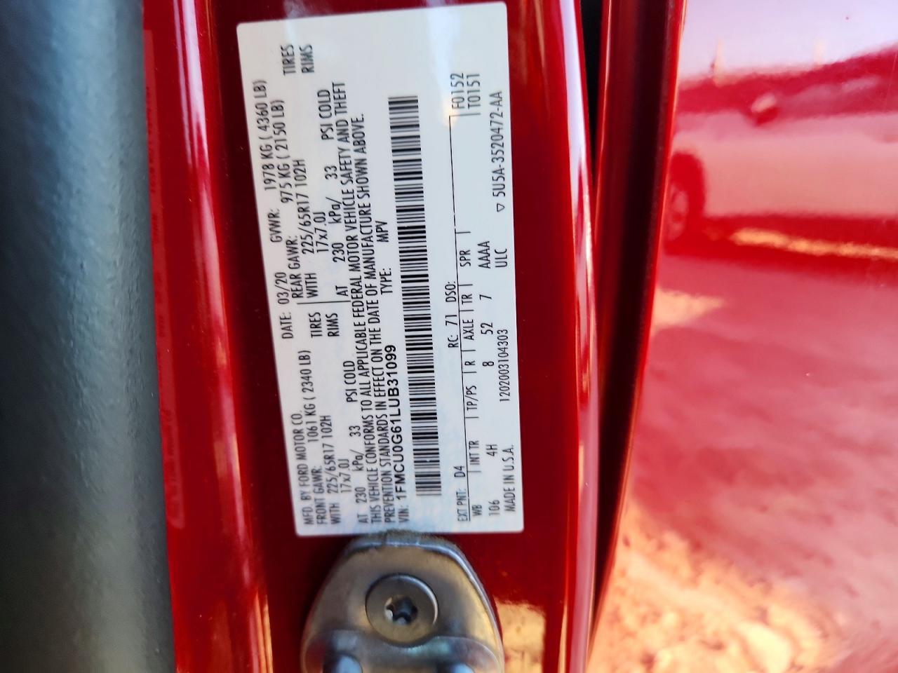 2020 Ford Escape Se - zdjęcie 13