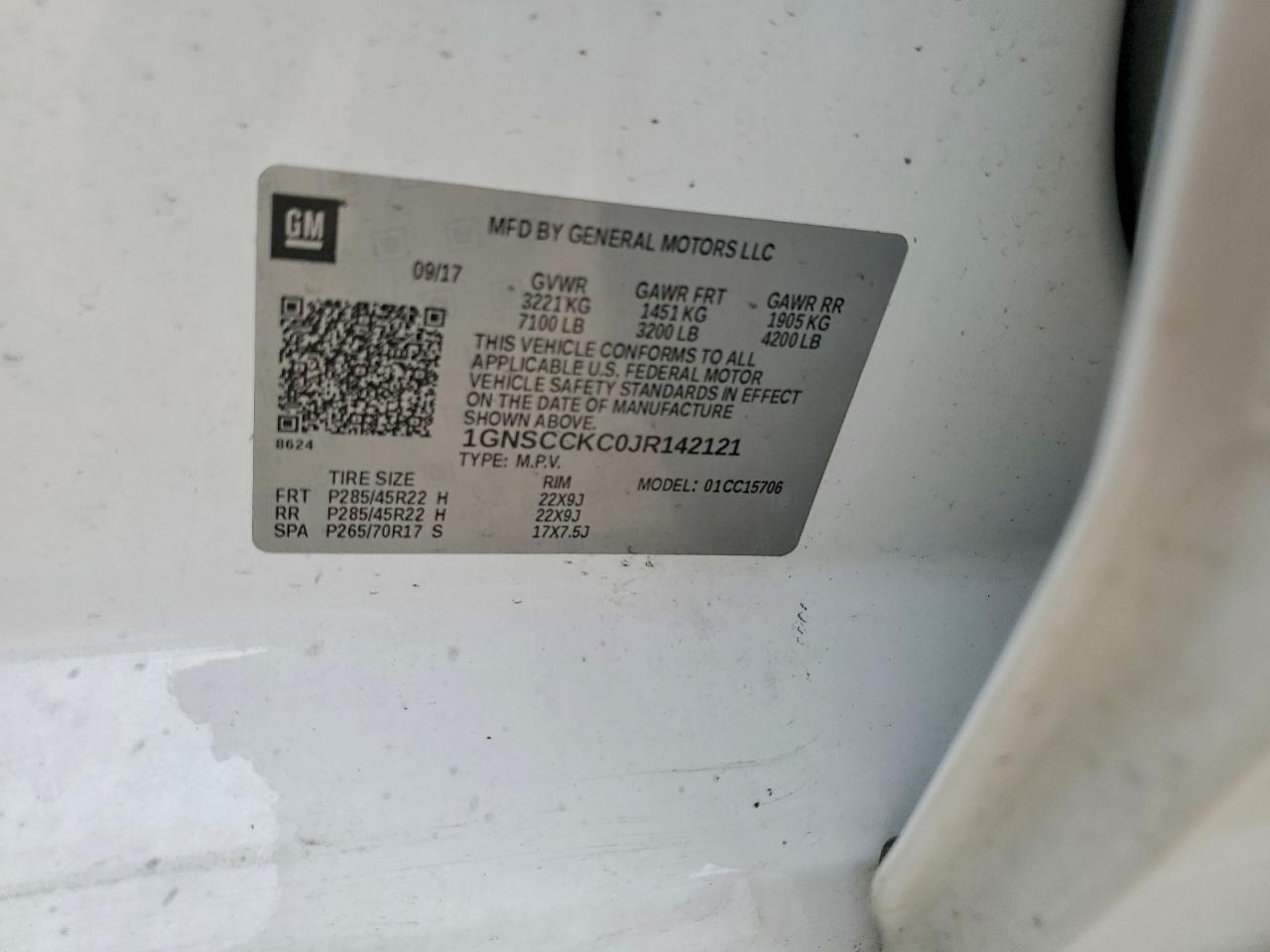 2018 Chevrolet Tahoe C1500 Premier - zdjęcie 13