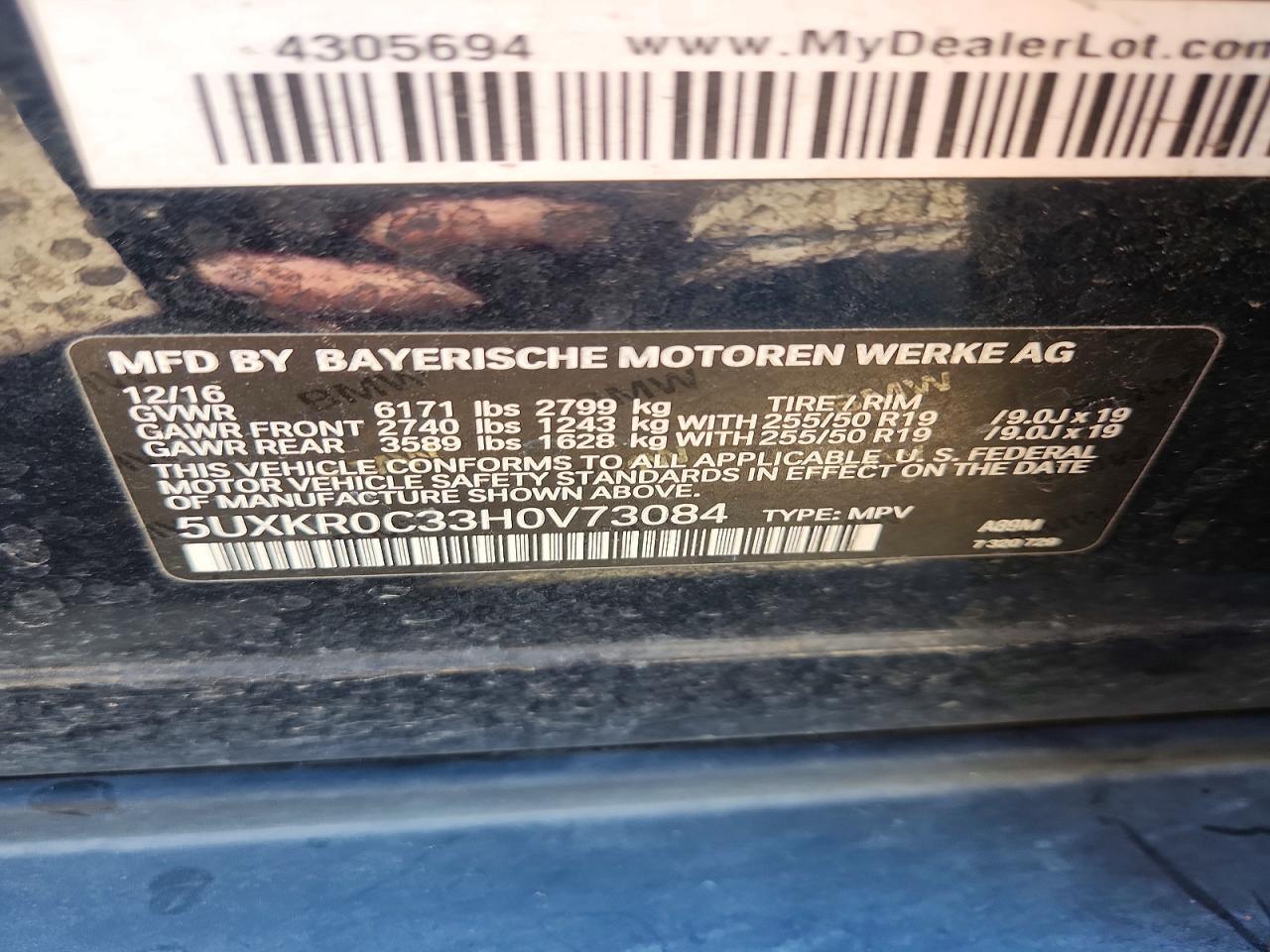 2017 BMW X5 xDrive35I - zdjęcie 13