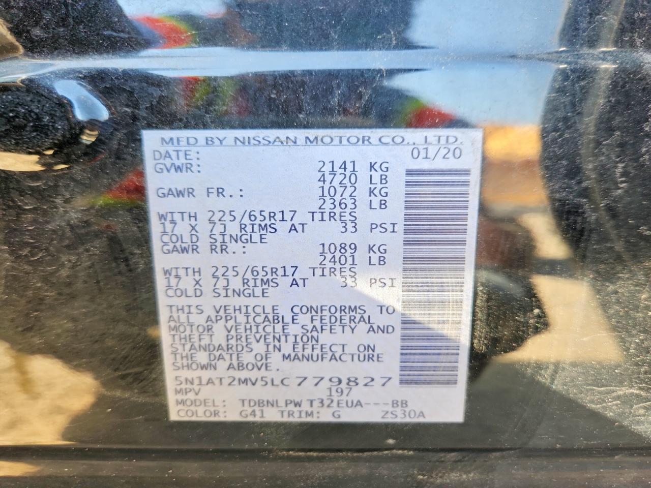 2020 Nissan Rogue S - zdjęcie 13