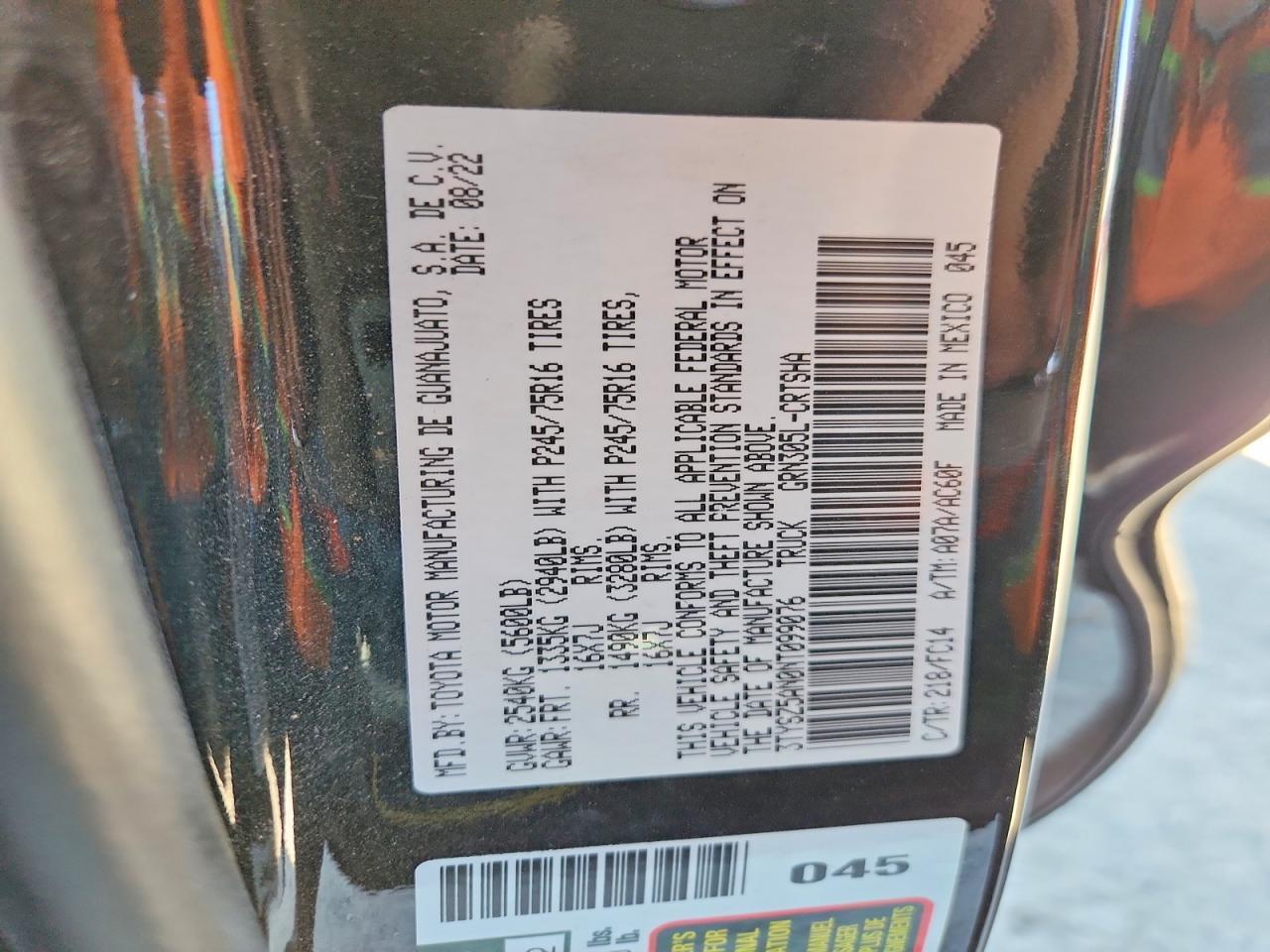 2022 Toyota Tacoma Sr5 V6 - zdjęcie 13