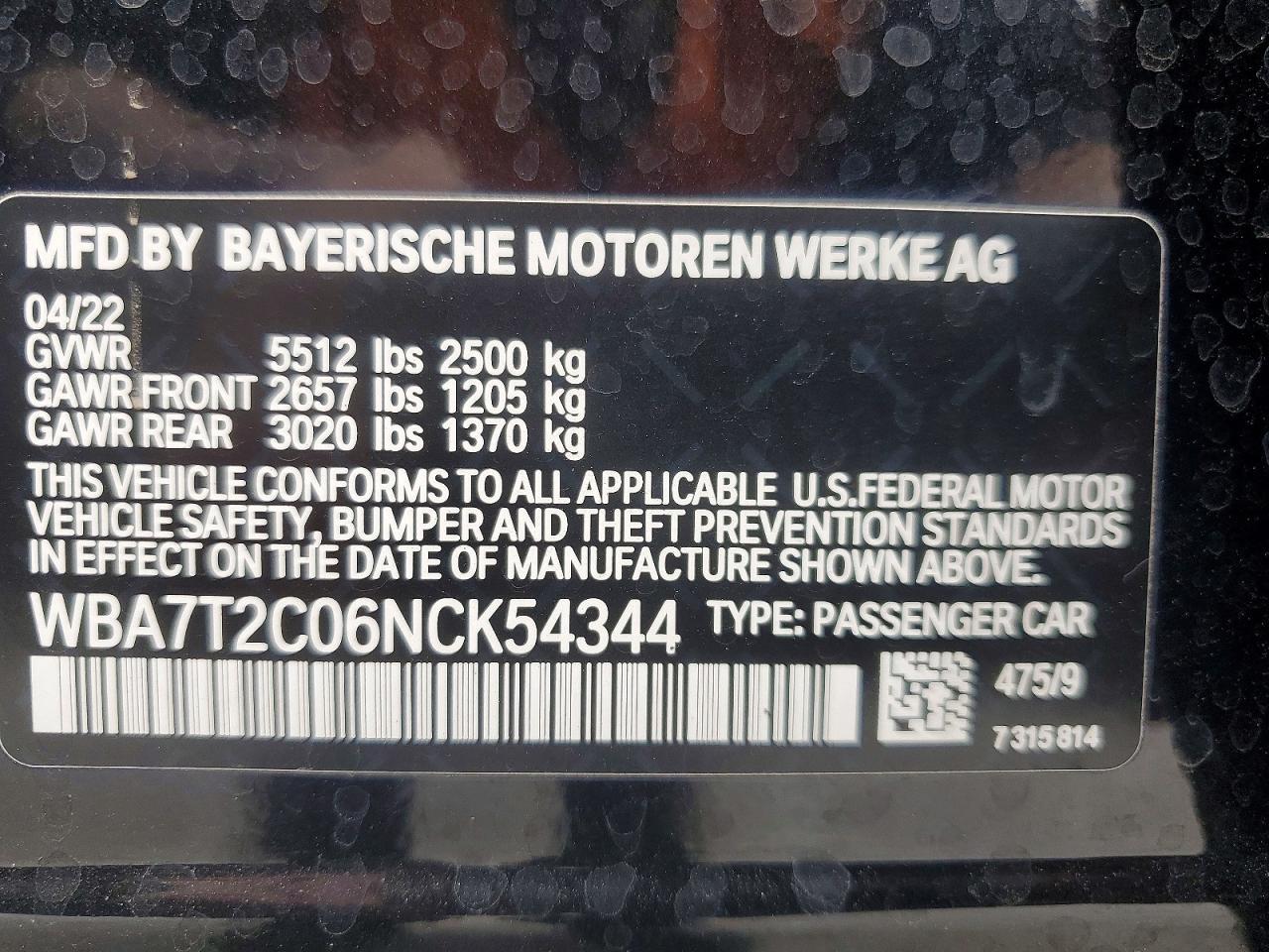 2022 BMW 740 I - zdjęcie 12