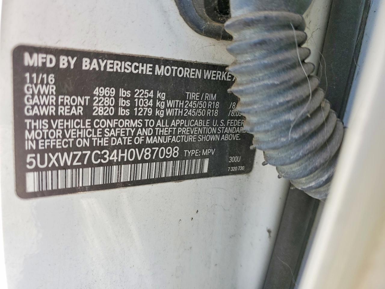 2017 BMW X3 Sdrive28I - zdjęcie 13