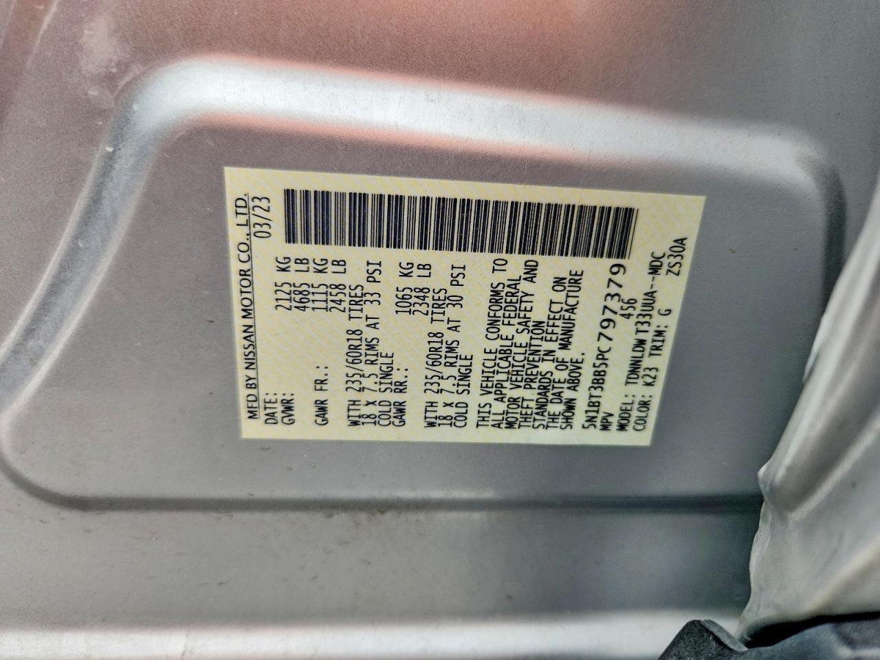 2023 Nissan Rogue Sv - zdjęcie 14