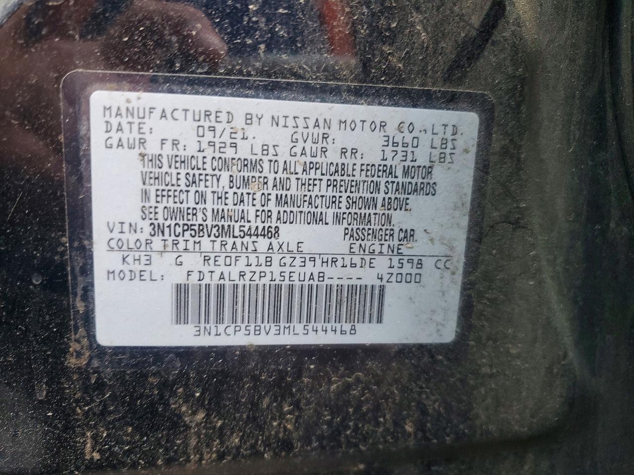 2021 Nissan Kicks S - zdjęcie 12