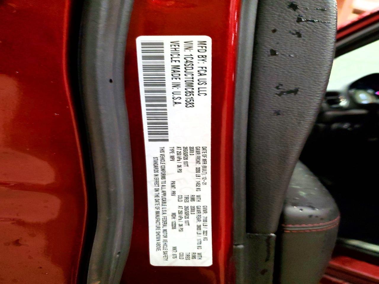 2021 Dodge Durango R - zdjęcie 14