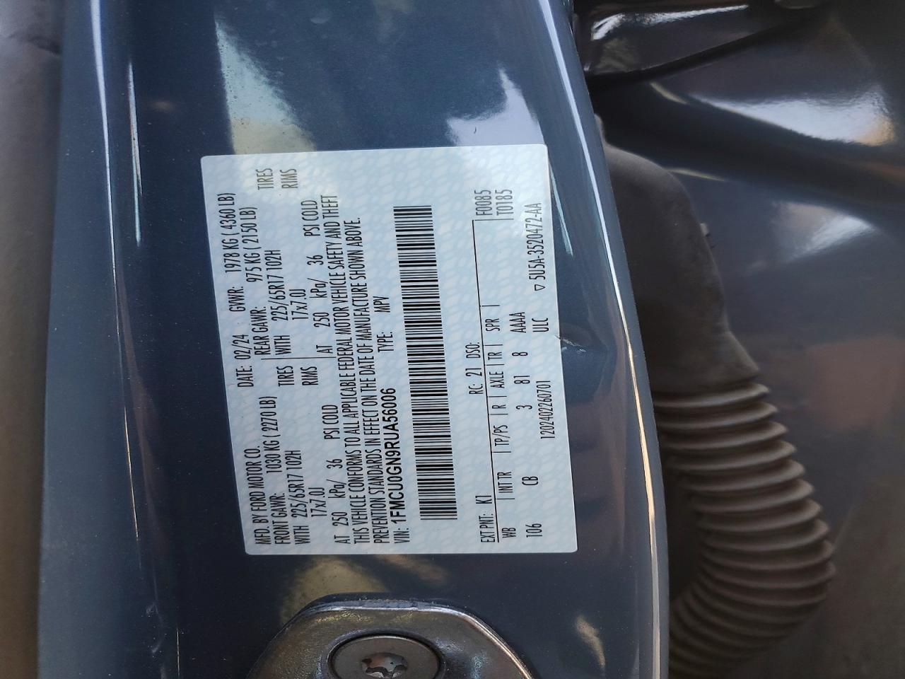 2024 Ford Escape Active - zdjęcie 13