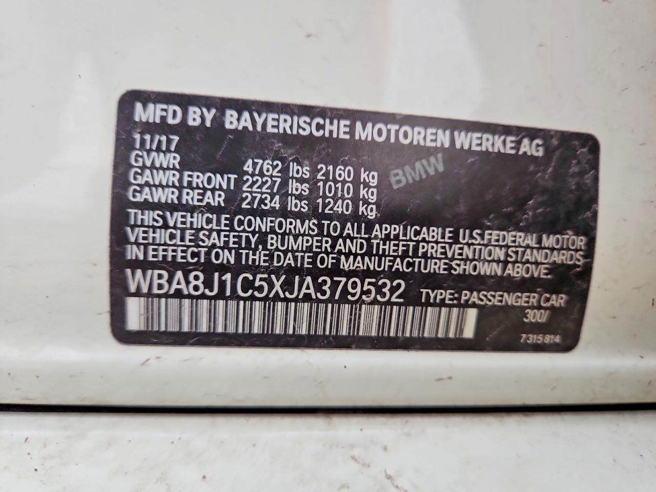 2018 BMW 328 D xDrive - zdjęcie 13