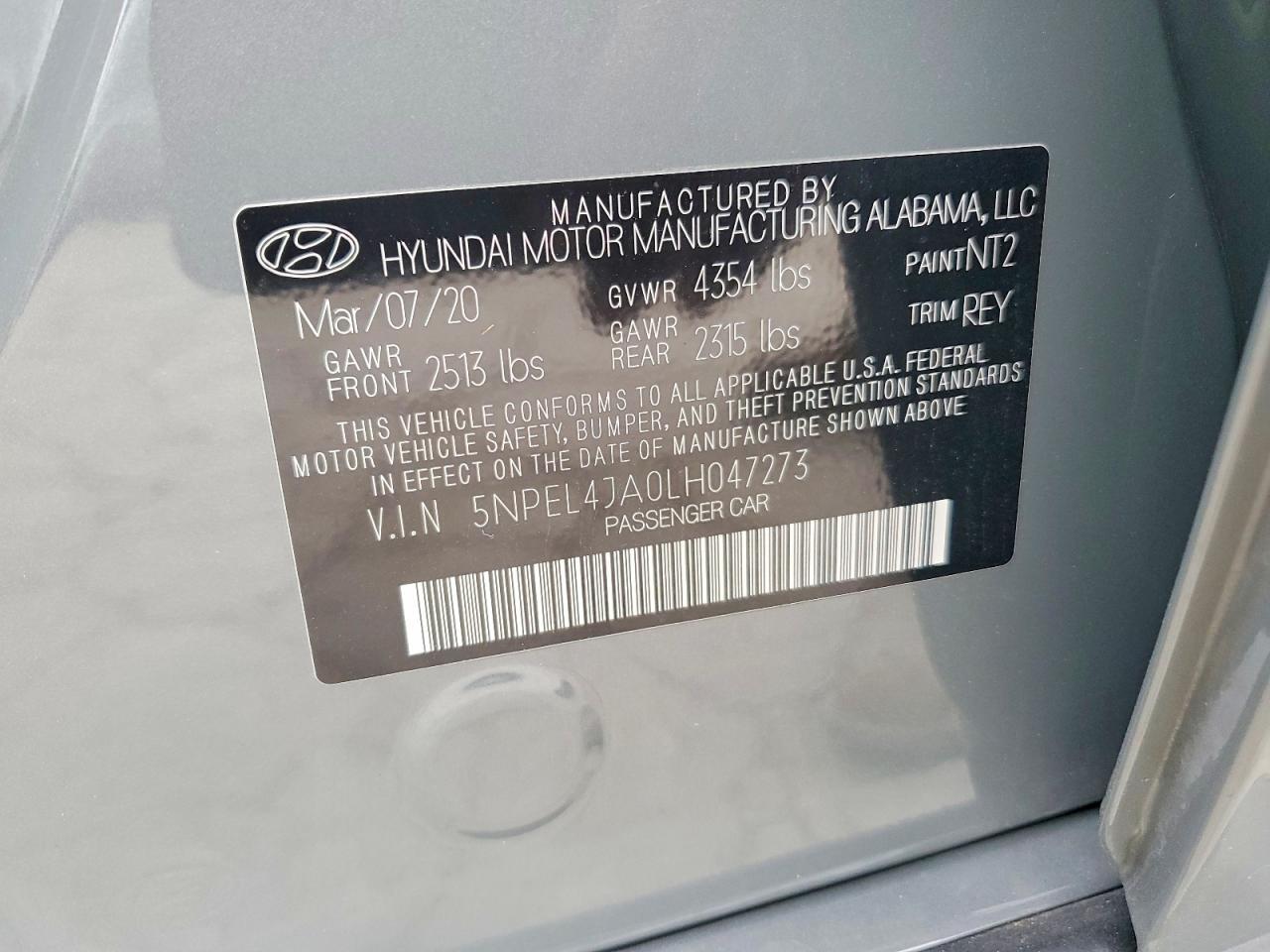 2020 Hyundai Sonata Sel - zdjęcie 13