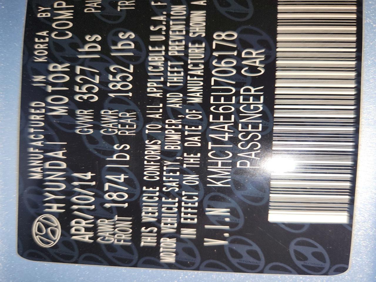 2014 Hyundai Accent Gls - zdjęcie 14