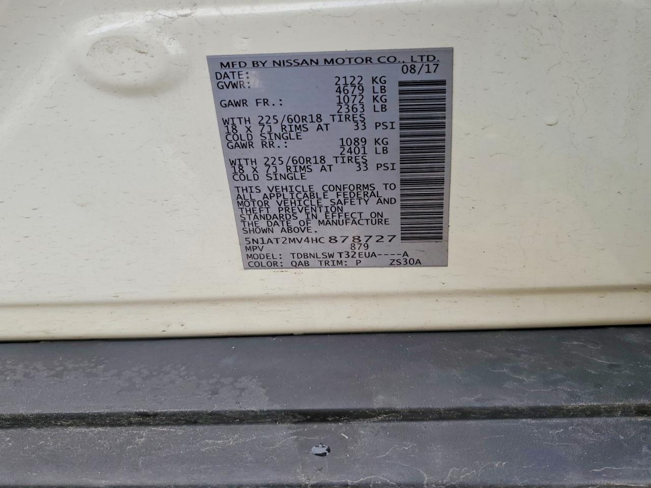 2017 Nissan Rogue Sl - zdjęcie 13