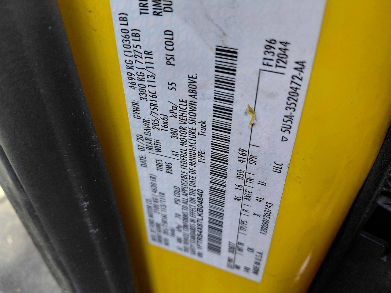 2020 Ford Transit T-350 Hd - zdjęcie 10