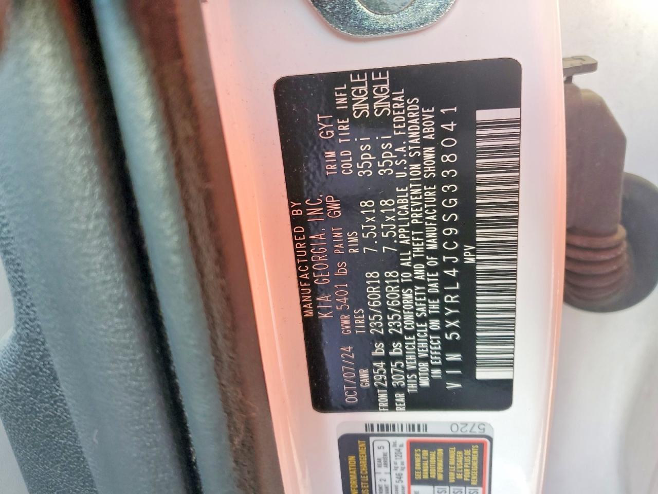 2025 Kia Sorento S - zdjęcie 13