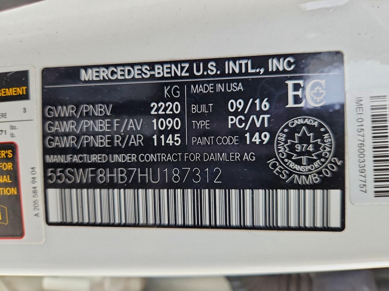 2017 Mercedes-Benz C 63 Amg-S - zdjęcie 12