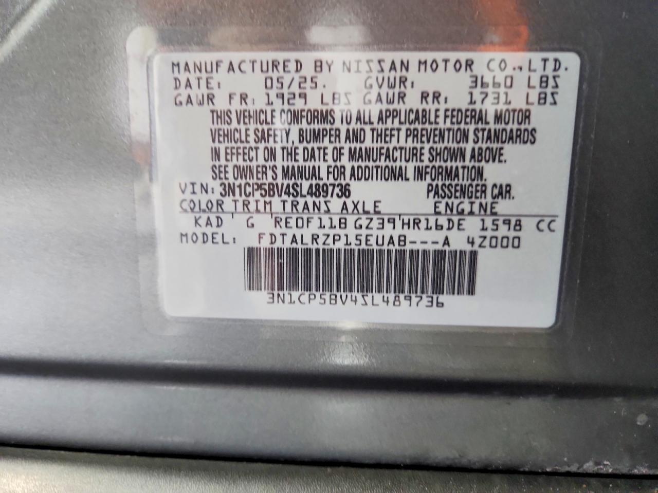 2025 Nissan Kicks Play S - zdjęcie 13